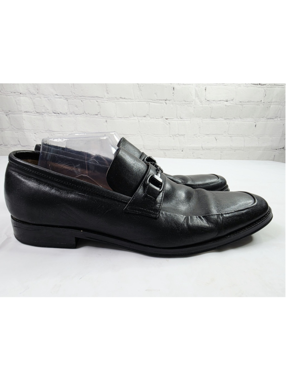 Blake McKay M6 Black Leather Bit Horse Buckle Loafers Men’s Sz 10.5 US